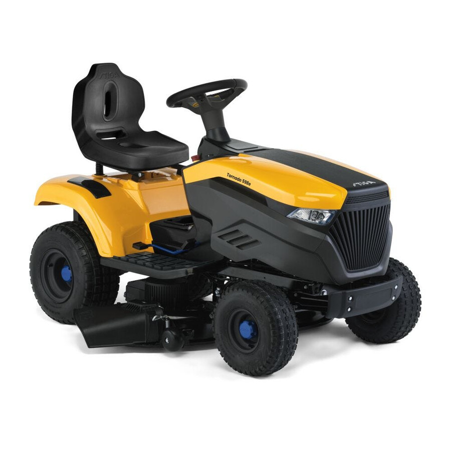 trattore da giardino a batteria - tornado 598e