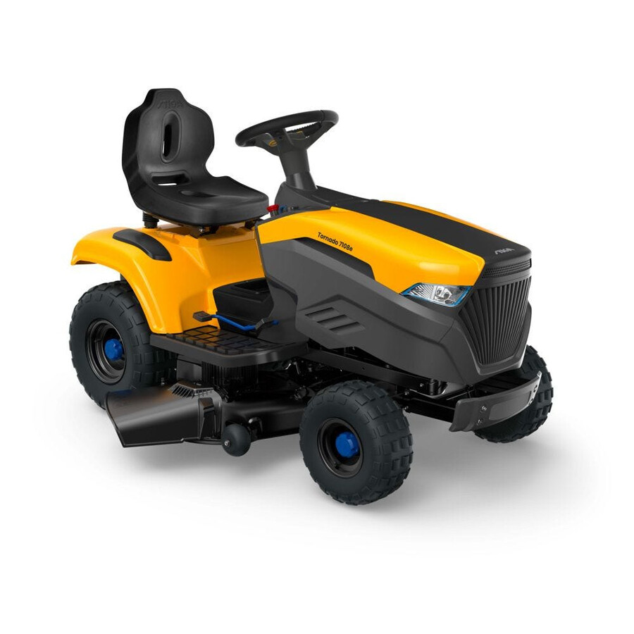 trattore da giardino a batteria - tornado 7108e
