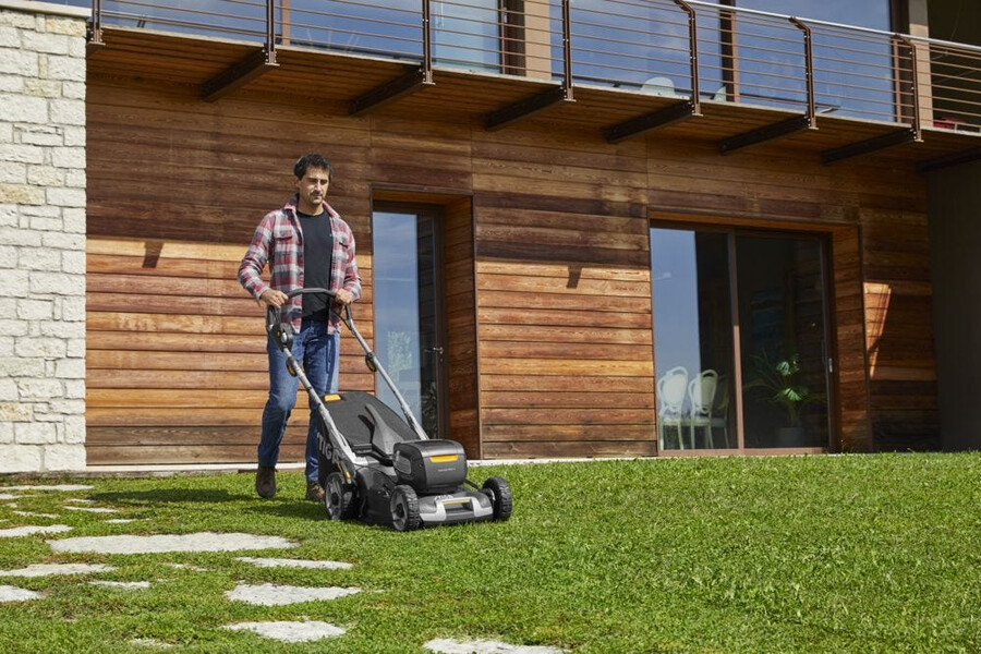 tosaerba a batteria - twinclip 950e v kit