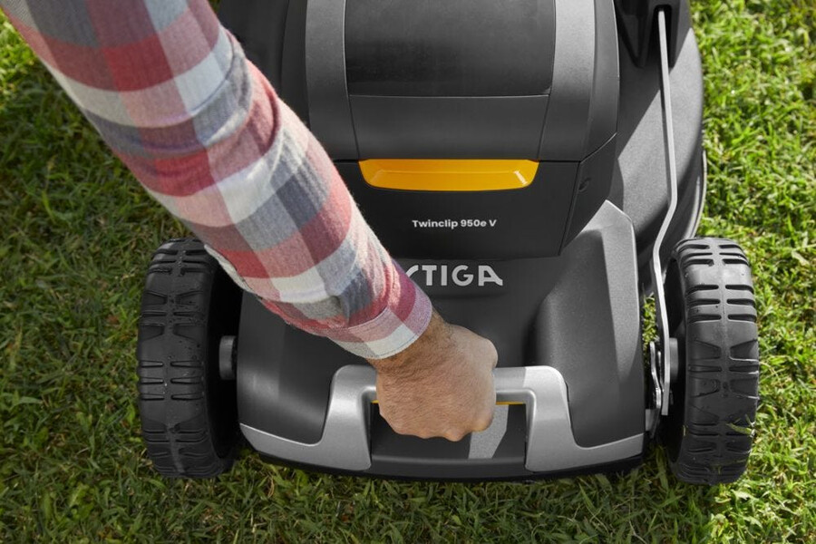 tosaerba a batteria - twinclip 950e v kit